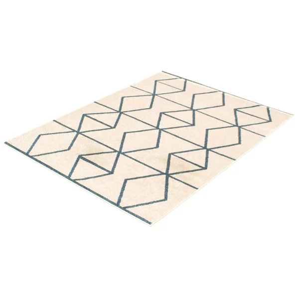 ECARPETGALLERY Modern Living Room Area Rug, 3&11 inch x 5&7 inch, Grey-Dark Brown, Ana, Size: 3&11 x 5&7
