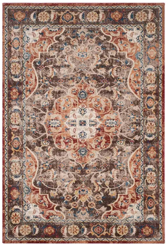 Safavieh Bijar Brown & Rust 8& x 10& Rug