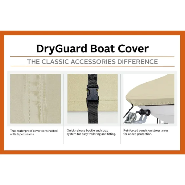 Classic Accessories Dryguard Waterproof Boat Cover