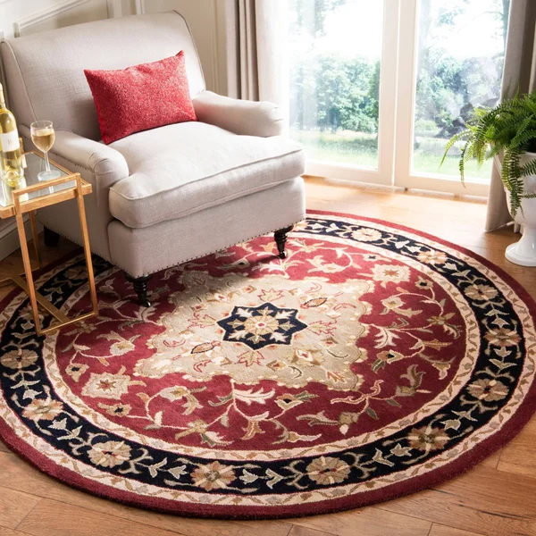 Safavieh Heritage HG760A 2&3x22 x 6&0x22 Runner Ivory, Red Area Rug