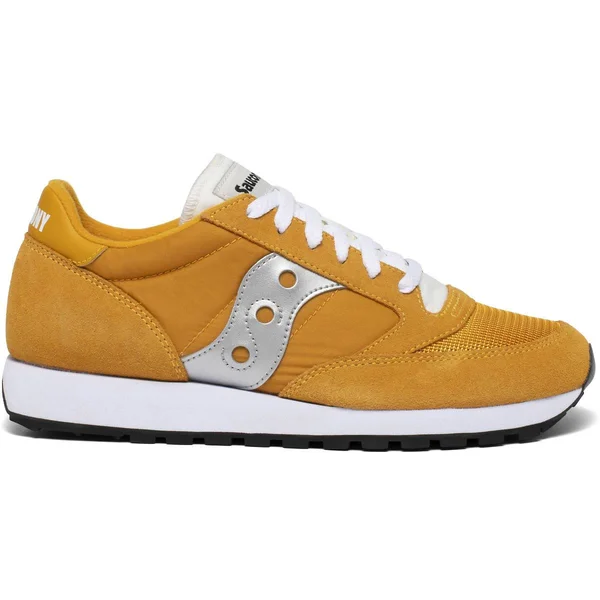SAUCONY-JAZZ Original Vintage Shoe Men Yellow/White/Silver, 9.5