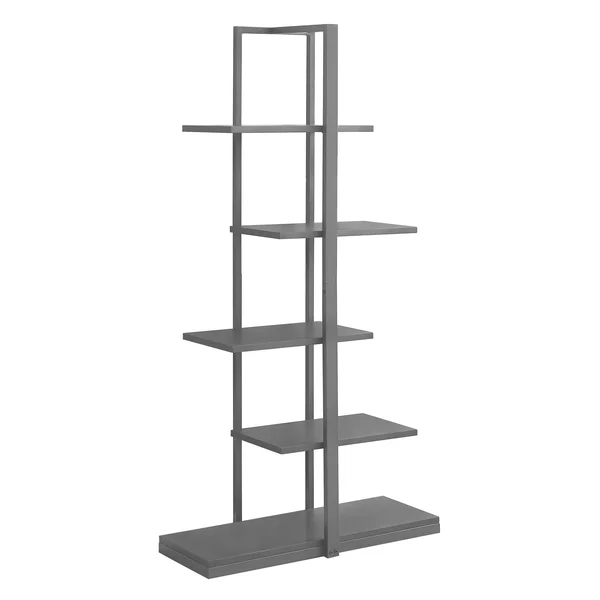 60x22 Metal Bookcase Black - EveryRoom