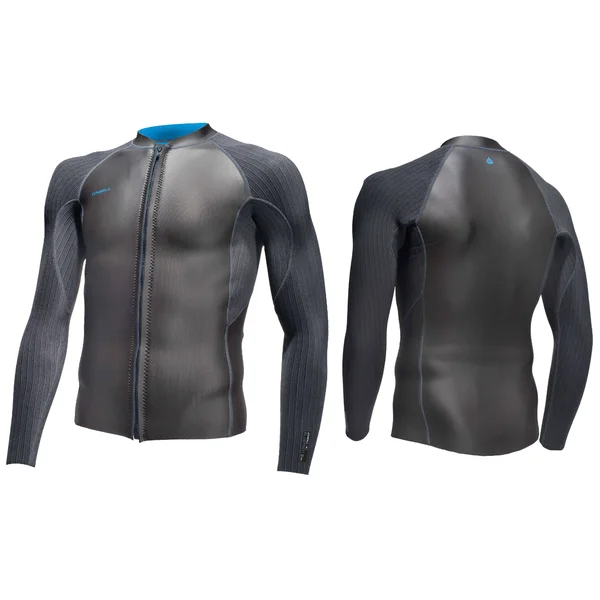 O&Neill Blueprint 2 mm Front Zip - Black/Black, Small