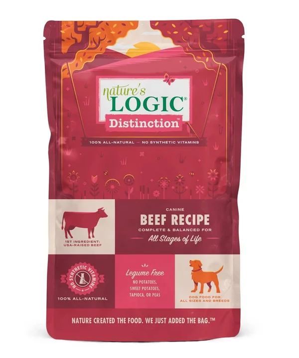Nature&s Logic Distinction Dry Dog Food 24lbs - Pork