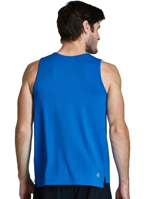 Fourlaps Dash Tank 2.0 Shoulder Stripe Bright Blue, XL