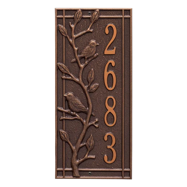 Whitehall 2967AC Personalized Woodridge Vertical Wall Plaque