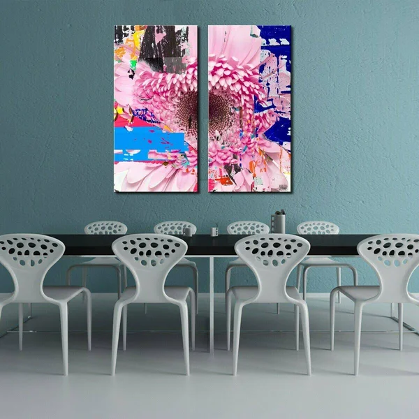 Ready2HangArt 'Painted Petals LXXV' 2 Piece Canvas Art Set