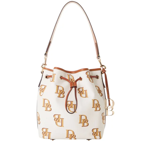 Dooney & Bourke Monogram Drawstring, Beige