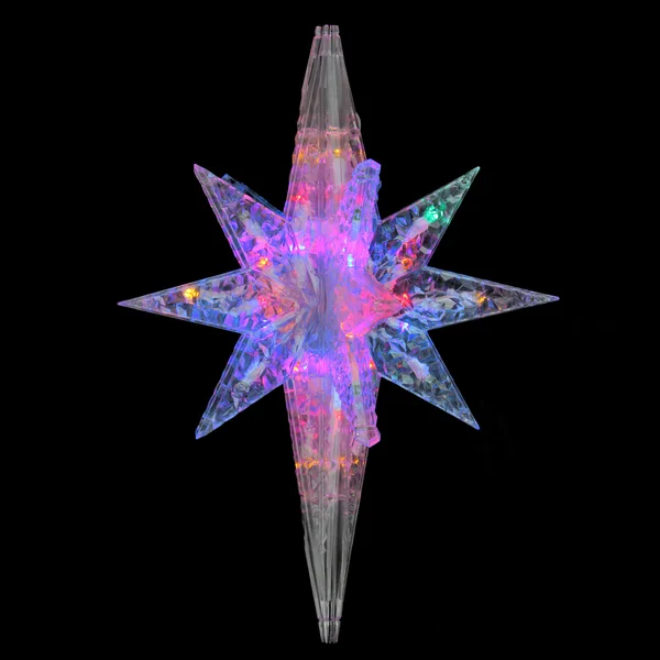 Northlight 19x22 LED Multi Twinkling 3D Bethlehem Star Hanging Christmas Decoration