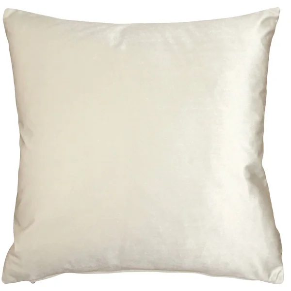 Pillow Decor - Corona Ivory Velvet Pillow 19x19