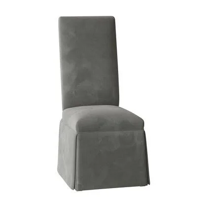 Logan Upholstered Dining Chair Fairfield Chair Body Fabric: 9953 Pewter, Leg Color: Montego Bay