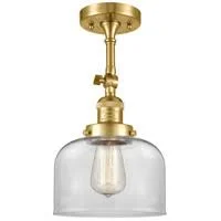 Innovations 203-SG-G72-LED Satin Gold Large Bell 1 Light Sconce