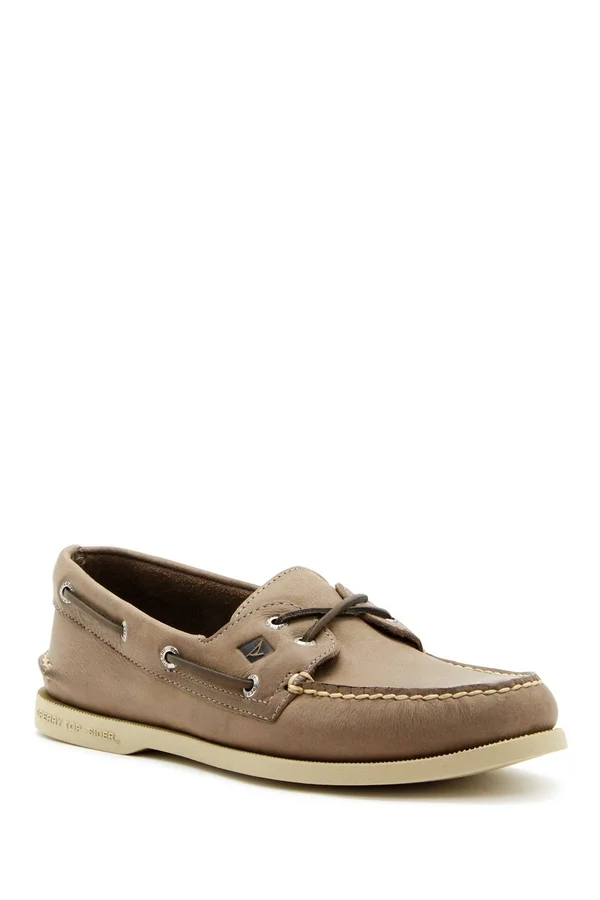 Sperry Men's Authentic Original Cross Lace Boat Shoe - Grey 11 Gray