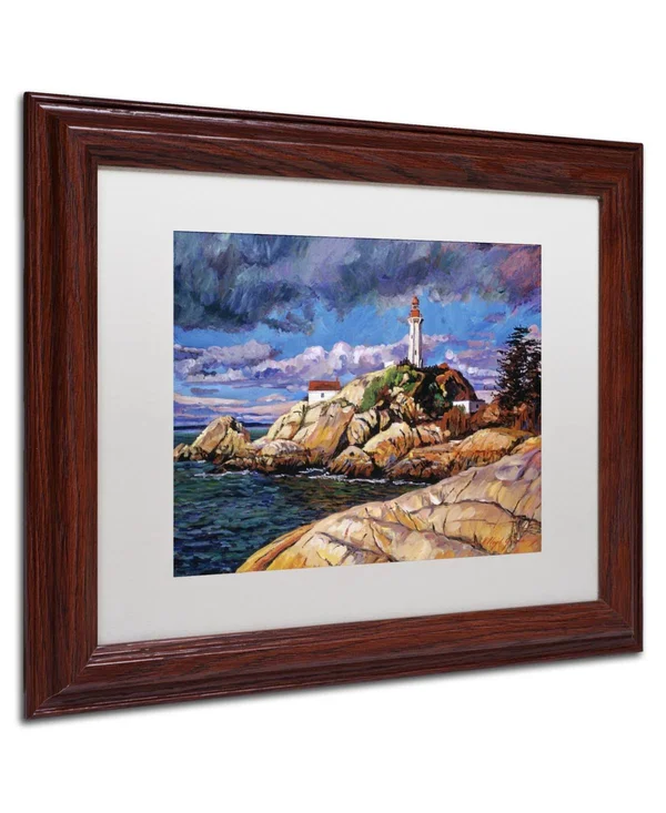 Trademark Fine Art The Mariner&s Sentina by David Lloyd Glover Matted Framed Painting Print - Size: 11x22 H x 14x22 W x 0.5x22 D