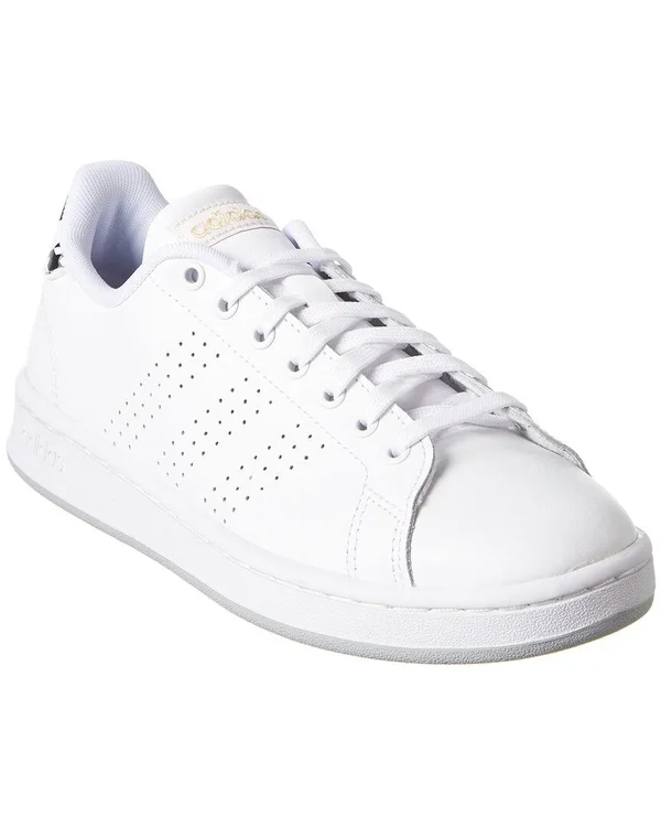 Adidas Advantage Leather Sneaker - White, 9