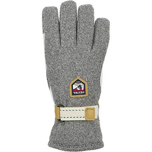 Hestra Unisex Windstopper Tour 5 Finger Gloves Natural Grey XL/10