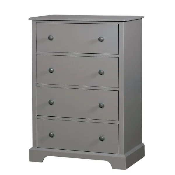 Johallis Transitional 4-Drawer Chest - Gray