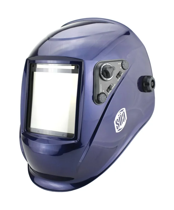Sa Welding Helmet - Model: Vector - Auto Darkening - Largest Viewing Area: 4 inch x 4 inch - Photovoltaic Powered - Ergonomic He
