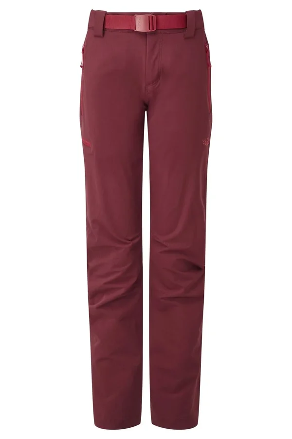 RAB Women's Vector Pant - 12 - Dark Crimson