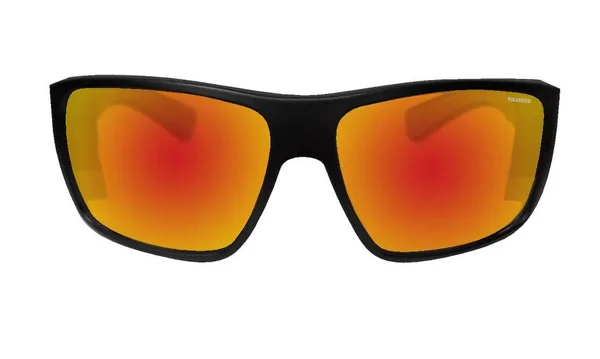 Bomber Sunglasses - Mana Bomb Matte Black FRM - Red Mirror Polarized Lens, Rasta Foam