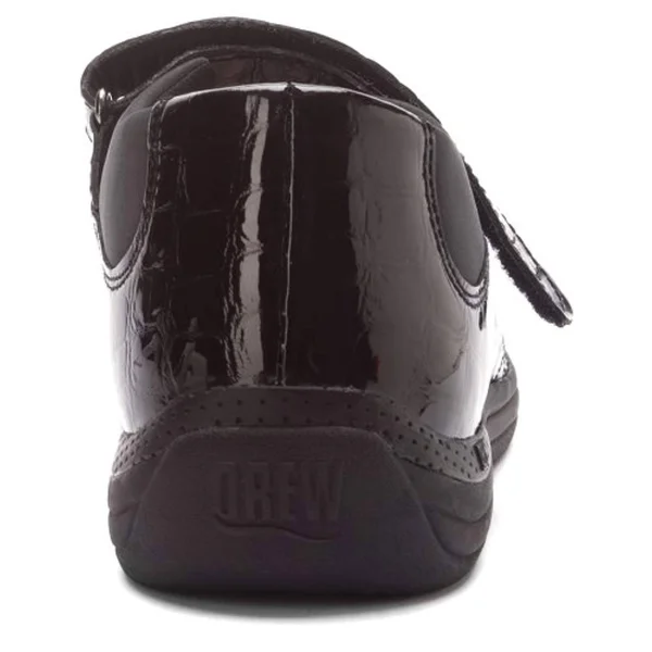 Drew Rose - Women's Mary Jane - Black Croc 12 M