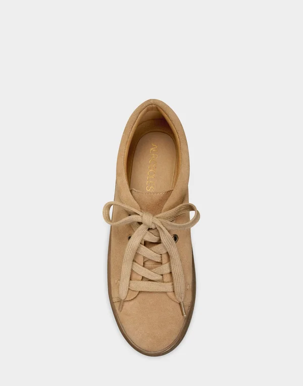 Aerosoles Women's Term Paper Sneaker - Taupe Suede