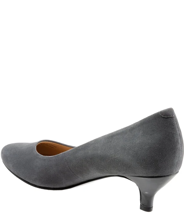 Trotters Kiera Pumps - Women's, Dark Brown Suede, Size: 6