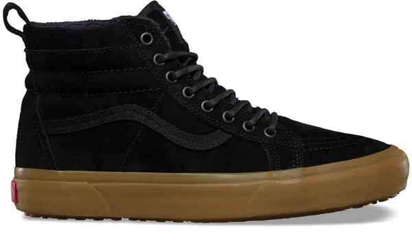 Vans SK8 Hi MTE Black/Gum Men's Classic Skate Shoes Size 12