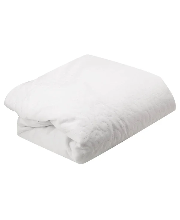 GhostBed Queen Size Premium Mattress Protector - White