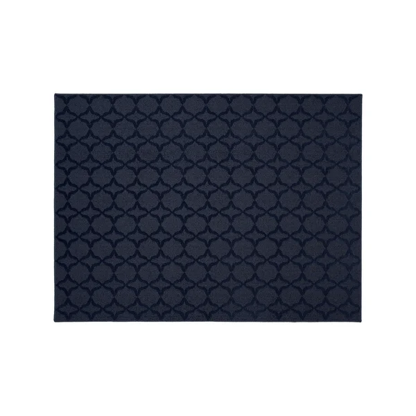 Garland Rug Sparta 12 ft. x 12 ft. Area Rug Navy, Blue