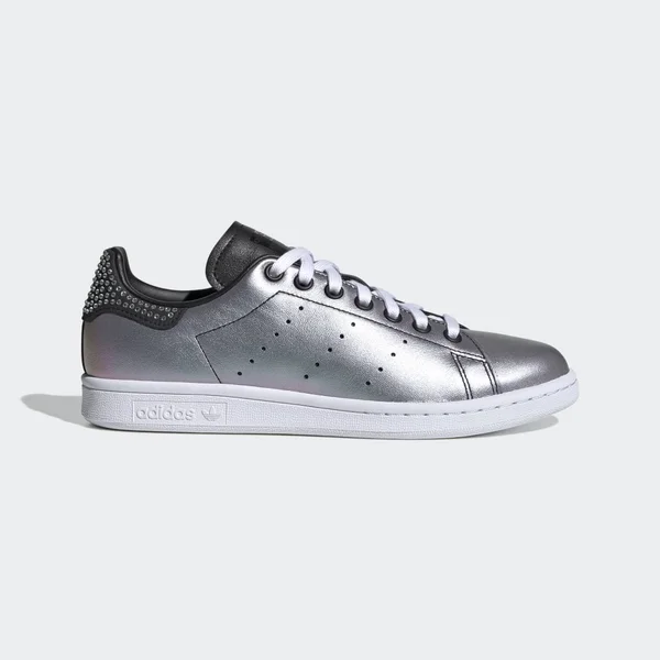 Adidas Originals Women's Stan Smith Sneaker - Black/White/White, 8.5