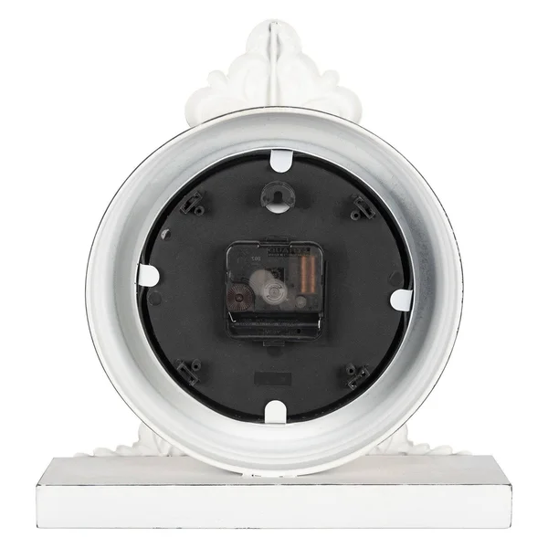 Vintage Look White Distressed Table Clock (383234)