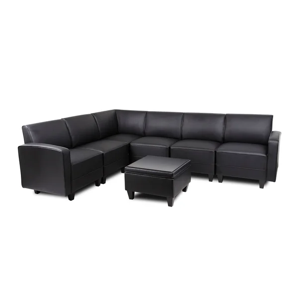 Boss Black Reception Sectional Sofa