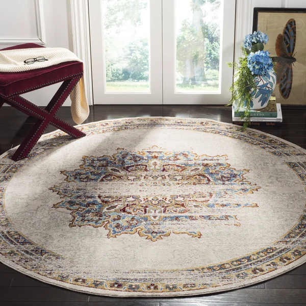 Safavieh Aria 103 Area Rug - Creme, Red, 5&1x22 x 7&6x22 Rectangle