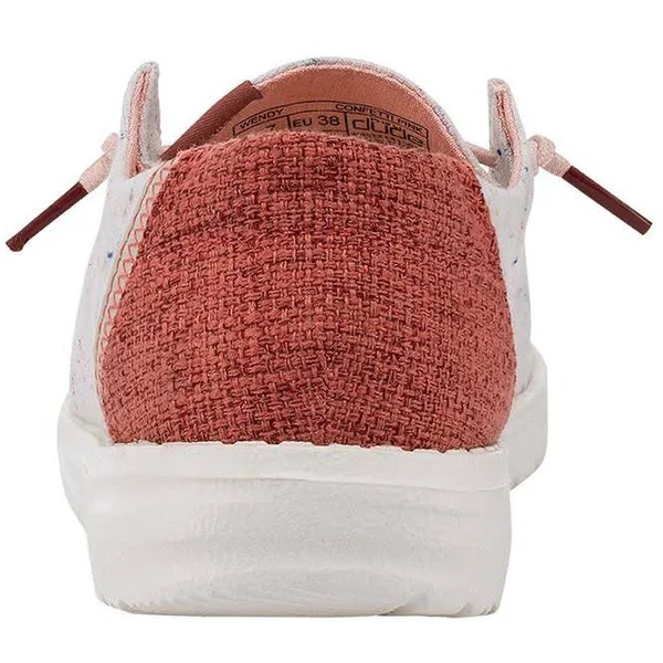 Hey Dude Wendy Women's Shoes Confetti Pink : 9 M