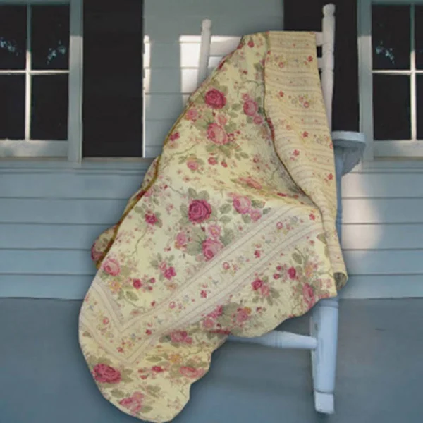 Antique Rose Throw Greenland Home Fashions