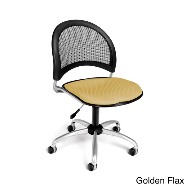 OFM Moon Swivel Chair, Black