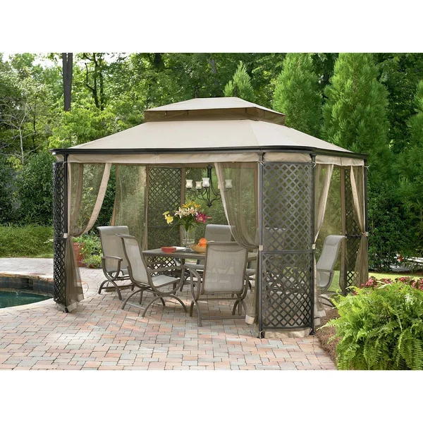 Sunjoy Replacement Canopy Set for L-GZ278PST-1 Lattice Panel Gazebo