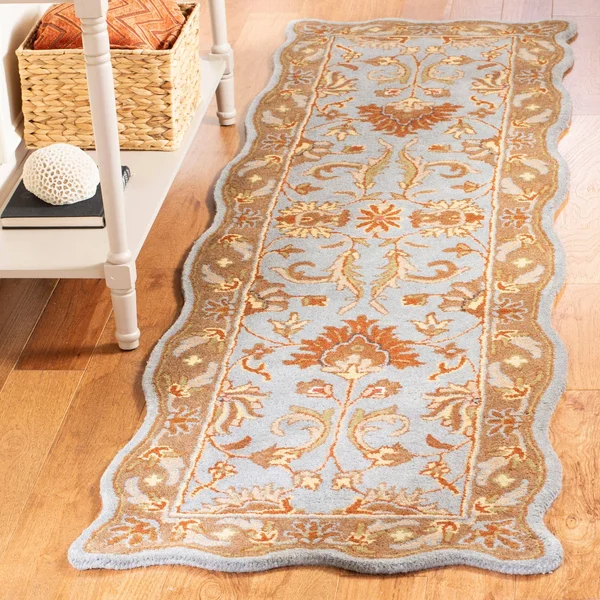 Safavieh Heritage HG822A Blue - Beige Rug 2&3x22 x 8& Runner