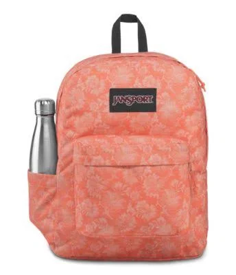 Jansport Superbreak Plus FX Backpacks - Crabapple Woven Floral