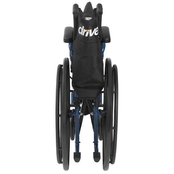 Medline - Ultralight Transport Wheelchair - Blue
