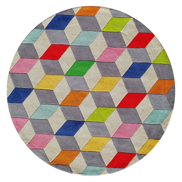 Momeni Lil Mo Hipster Area Rug, Multi, 5& x 5& Round