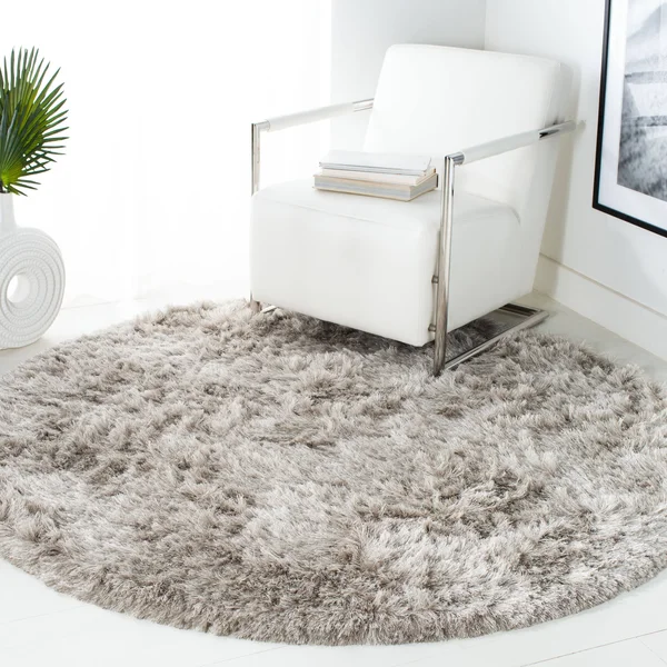 Safavieh Ocean Shag 101 Area Rug - Light Grey, 10& x 14& Rectangle