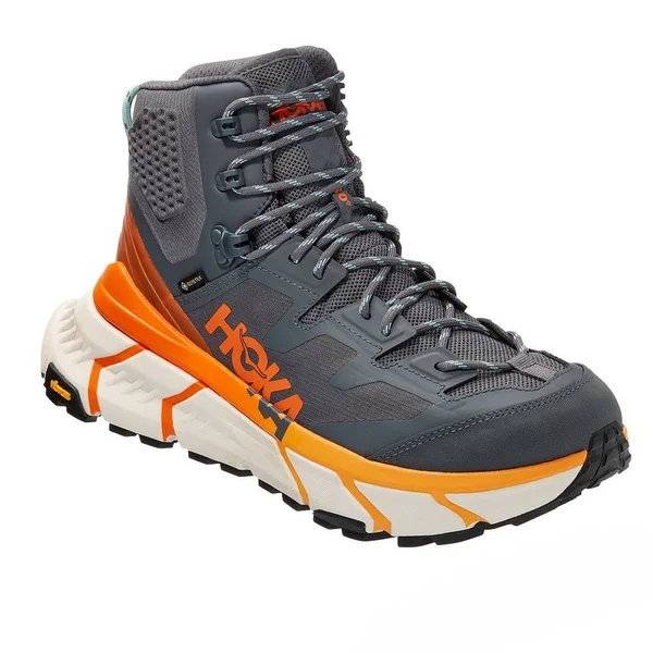Hoka One One Tennine Hike GORE-TEX Hiking Boot Men's - Castlerock/Persimmon Orange, 10.5