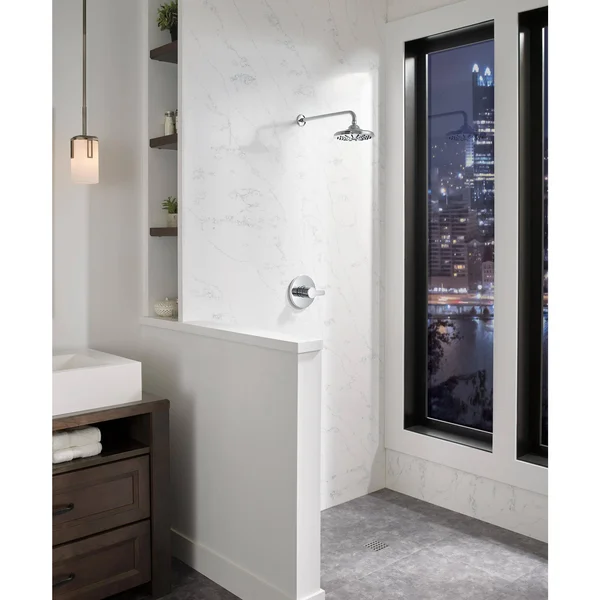 Delta Universal Showering H2Okinetic 3-Setting Raincan Shower Head 52688-SS Stainless