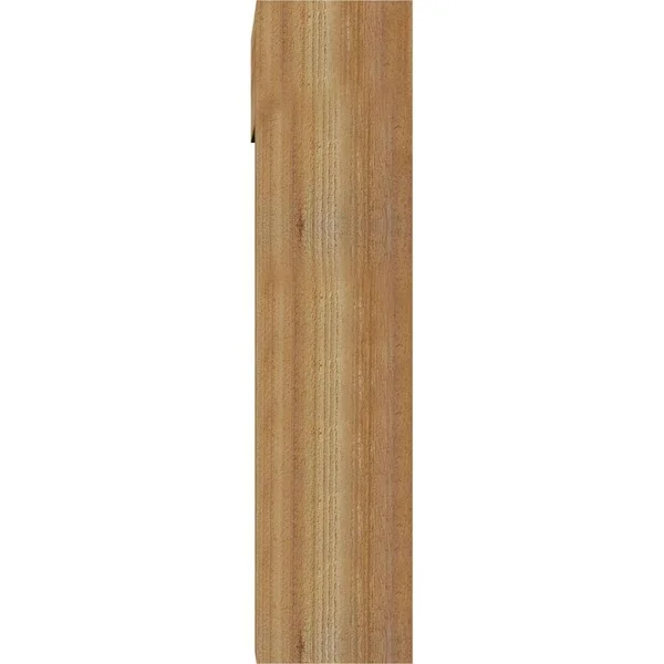 Ekena Millwork 1463873 8x22W x 22x22D x 34x22H Thorton Block Rough Sawn Bracket w/ Offset Brace - Western Red Cedar