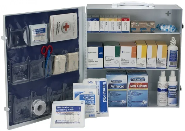 First Aid Only 90574 Bulk First Aid Cabinet, Metal, 100 Person