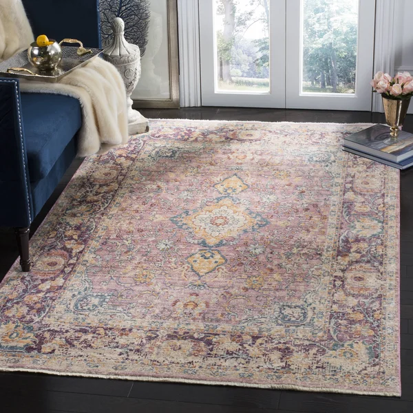 Safavieh Illusion ILL700A 8& x 10& Light Purple - Purple Rug