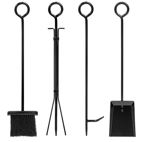 Best Choice Products Fireplace Firewood Log Rack 5-Piece Storage Logs Holder with Tools Set Indoor Outdoor Wrought Iron for Wood