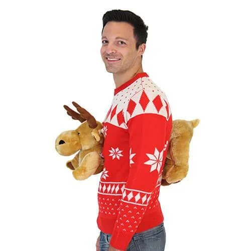 Red 3D Ugly Christmas Sweater - Adult Unisex, Size: Xs
